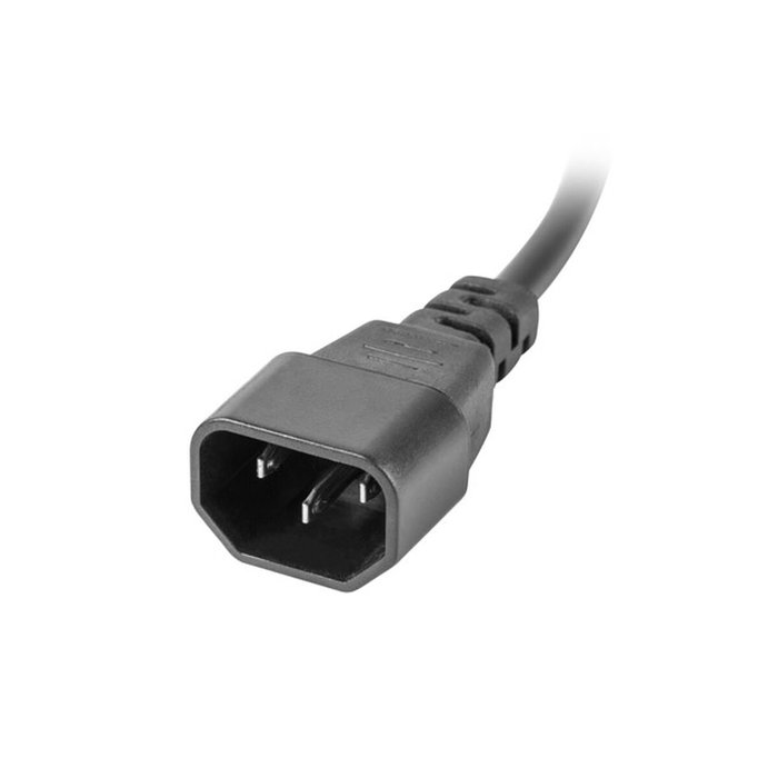 Lanberg PDU-07F-0200-IEC-BK PDU 1U Negro con 7 Salidas AC