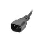 Lanberg PDU-07F-0200-IEC-BK PDU 1U Negro con 7 Salidas AC
