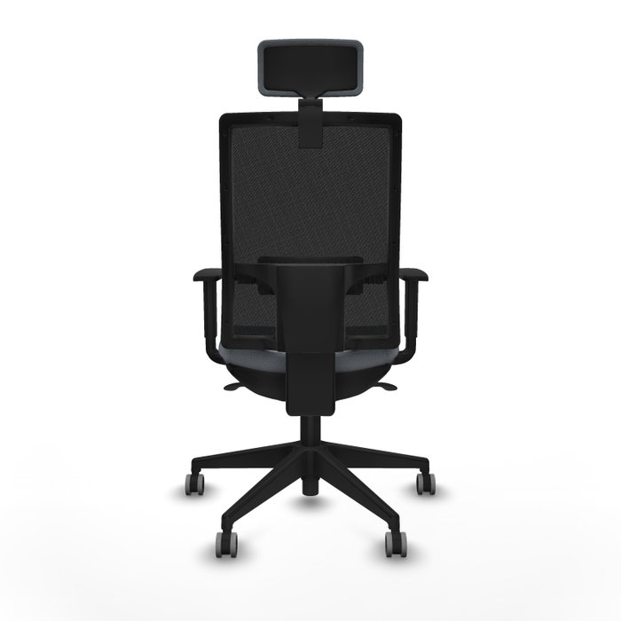 PIQUERAS Y CRESPO Silla de oficina Horna con mecanismo Sincro, Gris y Negro PIQUERAS Y CRESPO Silla de oficina Horna con mecanismo Sincro, Gris y Negro