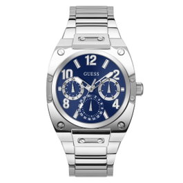 Guess GW0624G1 con esfera azul y correa gris