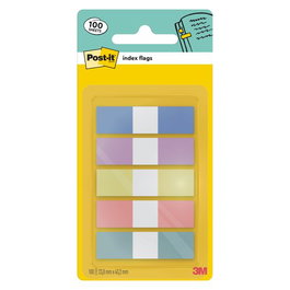 Post-it Banderitas separadoras dispensador Index Flags 683-3 Pastelo 11,9x43,2 mm pack de 100 unidades