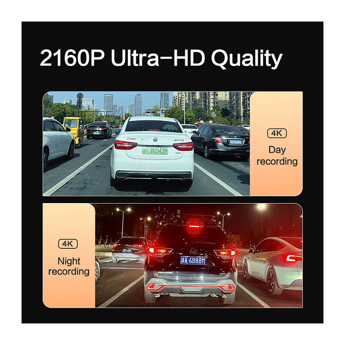 Imou S800PRO Cámara Coche Dash Cam 4K Ultra HD 3840x2160, Pantalla 3", 123°, WiFi, Sensor de Impacto, H.265