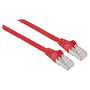 Intellinet Cable de Red Patch Cat6A 1 m, Cobre S/FTP, LSZH, Rojo, Conectores RJ45 Chapados en Oro, 10 Gbit/s, 500 MHz