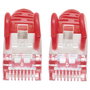 Intellinet Cable de Red Patch Cat6A 1 m, Cobre S/FTP, LSZH, Rojo, Conectores RJ45 Chapados en Oro, 10 Gbit/s, 500 MHz