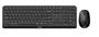 Philips SPT6407B/16 Combo Teclado y Ratón Inalámbrico RF + Bluetooth QWERTY Inglés Negro, Teclado de Perfil Bajo con 110 Teclas y Ratón Óptico 1600 DPI, para Windows/Mac/iOS