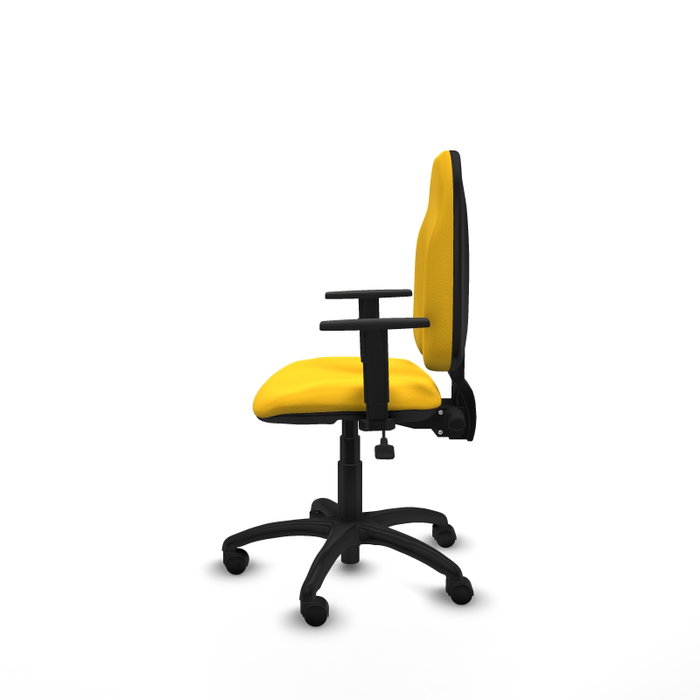 PIQUERAS Y CRESPO Silla de oficina Algarra Amarillo con mecanismo Asincro PIQUERAS Y CRESPO Silla de oficina Algarra Amarillo con mecanismo Asincro