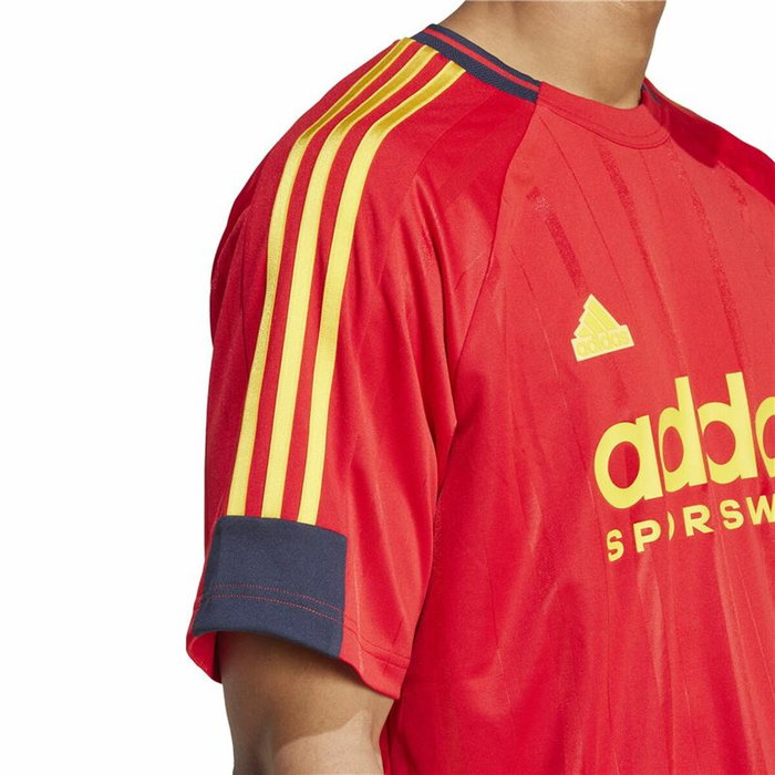 Camiseta de Manga Corta Hombre Adidas Tiro Nations Pack Rojo Camiseta de Manga Corta Hombre Adidas Tiro Nations Pack Rojo