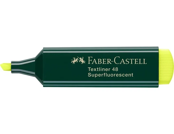Faber Castell Textliner 48 Marcador Fluorescente Amarillo (Set de 10) Faber Castell Textliner 48 Marcador Fluorescente Amarillo (Set de 10)