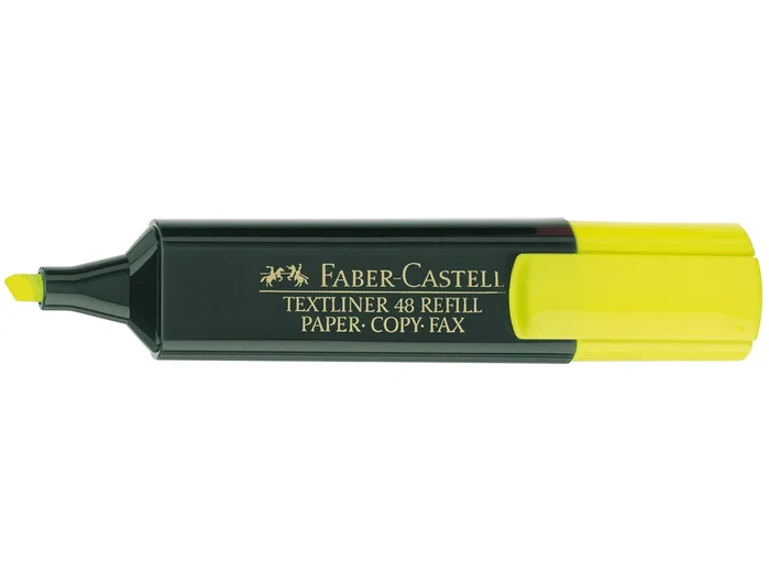 Faber Castell Textliner 48 Marcador Fluorescente Amarillo (Set de 10) Faber Castell Textliner 48 Marcador Fluorescente Amarillo (Set de 10)