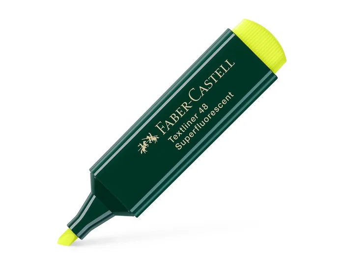 Faber Castell Textliner 48 Marcador Fluorescente Amarillo (Set de 10) Faber Castell Textliner 48 Marcador Fluorescente Amarillo (Set de 10)