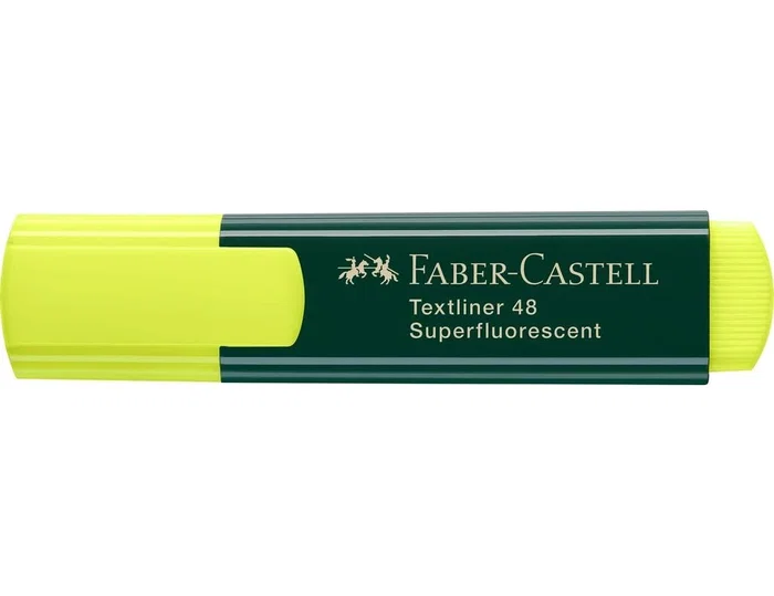 Faber Castell Textliner 48 Marcador Fluorescente Amarillo (Set de 10) Faber Castell Textliner 48 Marcador Fluorescente Amarillo (Set de 10)