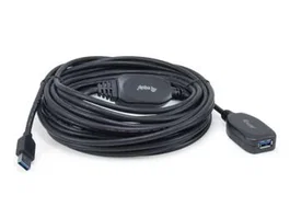 Equip 133347 Cable USB 3.2 Gen 1 (USB 3.0) Activo de Alargue 10 m, Conectores USB-A Macho a USB-A Hembra, Negro