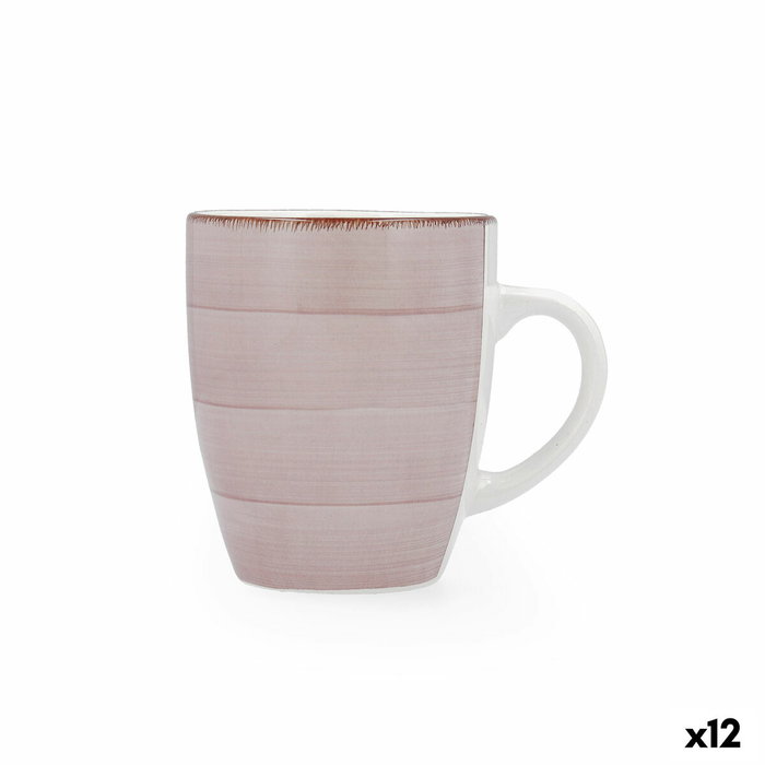 Quid Mug Cerámico Vita Morning Rosa 35 cL (12 Unidades)</html>