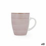 Quid Mug Cerámico Vita Morning Rosa 35 cL (12 Unidades)</html>