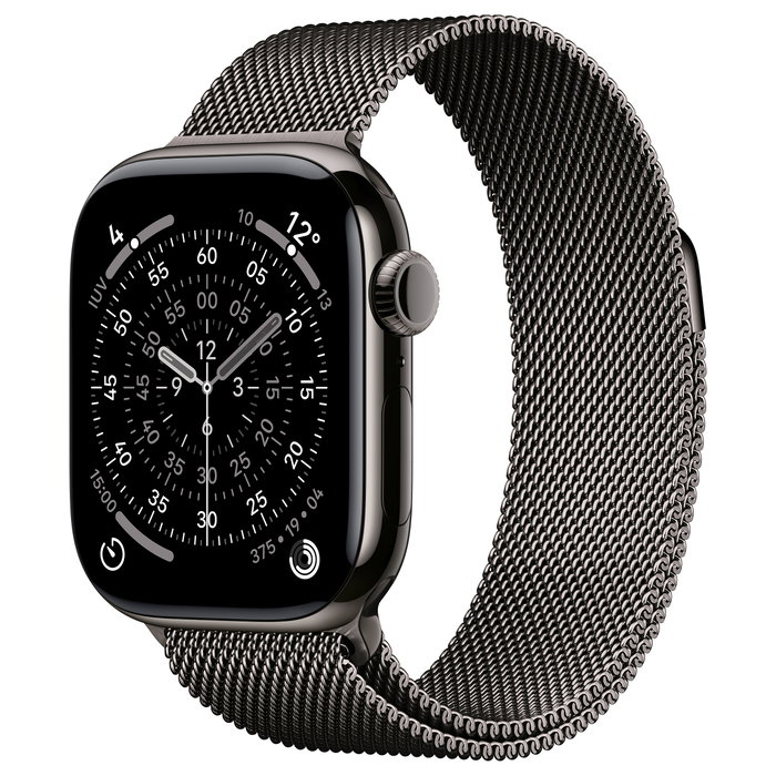 Apple Watch Series 11 GPS + Cellular 42 mm - Titanio Gris Pizarra - Correa Milanese Loop Gris Pizarra Apple Watch Series 11 GPS + Cellular 42 mm - Titanio Gris Pizarra - Correa Milanese Loop Gris Pizarra