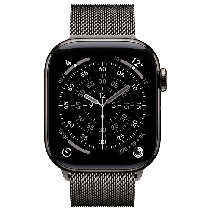 Apple Watch Series 11 GPS + Cellular 42 mm - Titanio Gris Pizarra - Correa Milanese Loop Gris Pizarra Apple Watch Series 11 GPS + Cellular 42 mm - Titanio Gris Pizarra - Correa Milanese Loop Gris Pizarra