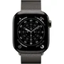 Apple MF8U4ZRA Watch Series 11 GPS + Cellular - 42 mm - Caja de titanio gris pizarra - Correa Milanese Loop gris pizarra