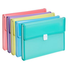 Exacompta clasificador acordeón cromaline 13 dptos 330x250 mm maletín pp translúcido surtidos