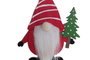 DKD Home Decor Decoración Colgante Navidad Tradicional Verde Rojo Madera 0.5 x 11 x 6.5 cm (12 Unidades)