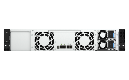 QNAP TL-R1200PES-RP Carcasa para Disco Duro/SSD de 12 Bahías 2.5/3.5" SATA Negro Gris 2U Montaje en Rack Hot-swap 6 Gbit/s