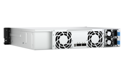 QNAP TL-R1200PES-RP Carcasa para Disco Duro/SSD de 12 Bahías 2.5/3.5" SATA Negro Gris 2U Montaje en Rack Hot-swap 6 Gbit/s