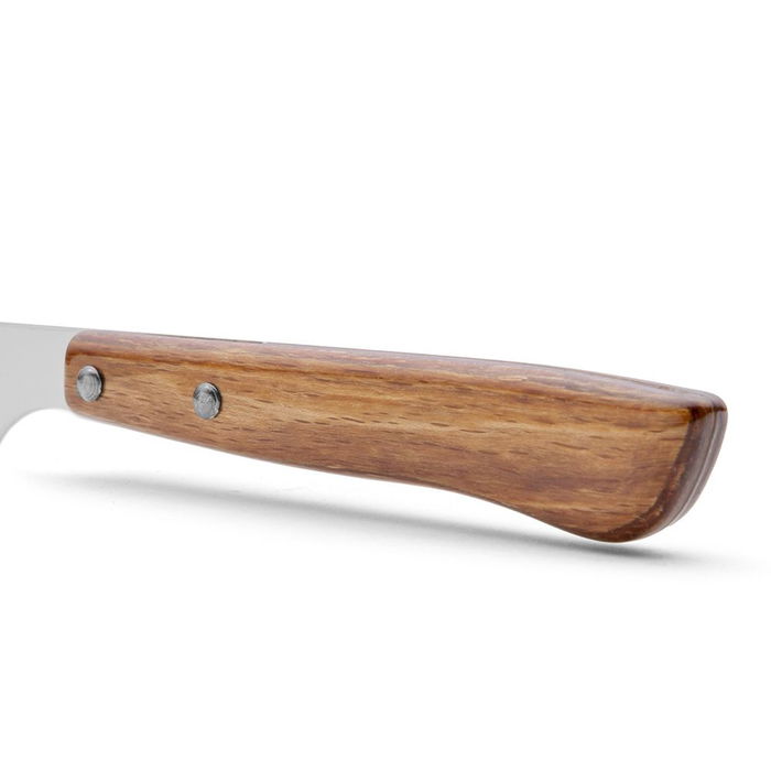 Arcos Cuchillo Chuletero 105 mm Acero Inoxidable Nitrum Hoja Sierra Mango Madera Haya