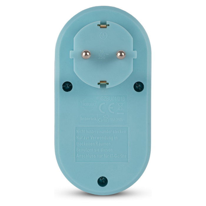 ENTAC Adaptador de enchufe EPAG-1EE-2USB-B con 2x USB-A Azul ENTAC Adaptador de enchufe EPAG-1EE-2USB-B con 2x USB-A Azul