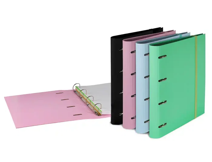 Pardo Carpeta con Recambio Din A4 Cartón Forrado 4 Anillas 35 mm Minimal Expositor 8 Unidades Pardo Carpeta con Recambio Din A4 Cartón Forrado 4 Anillas 35 mm Minimal Expositor 8 Unidades