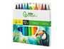 Liderpapel Rotulador Jumbo Caja 12 Unidades Colores Surtidos Punta Gruesa Tinta Lavable