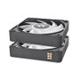 Thermaltake CT120 EX ARGB Pack de 3, Negro/Blanco