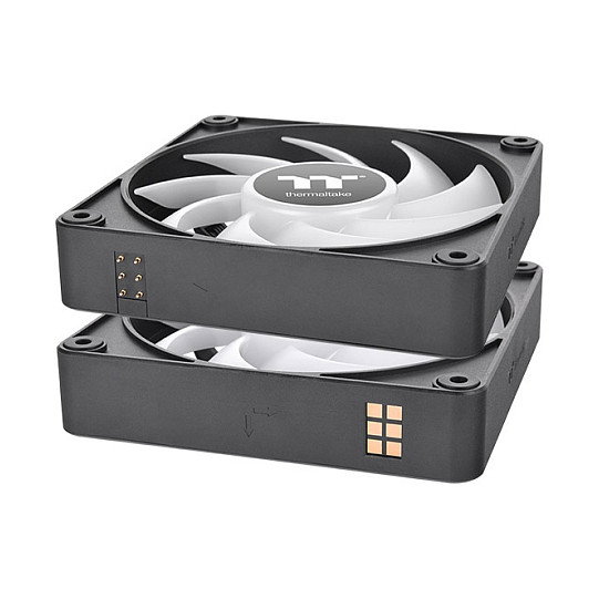 Thermaltake CT120 EX ARGB Pack de 3, Negro/Blanco