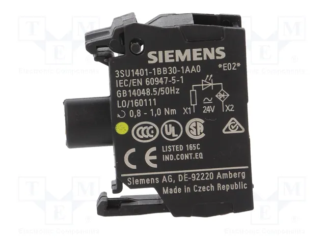 SIEMENS Elemento iluminador LED 22mm Amarillo SIEMENS Elemento iluminador LED 22mm Amarillo