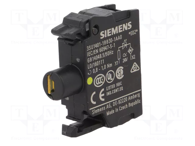 SIEMENS Elemento iluminador LED 22mm Amarillo SIEMENS Elemento iluminador LED 22mm Amarillo