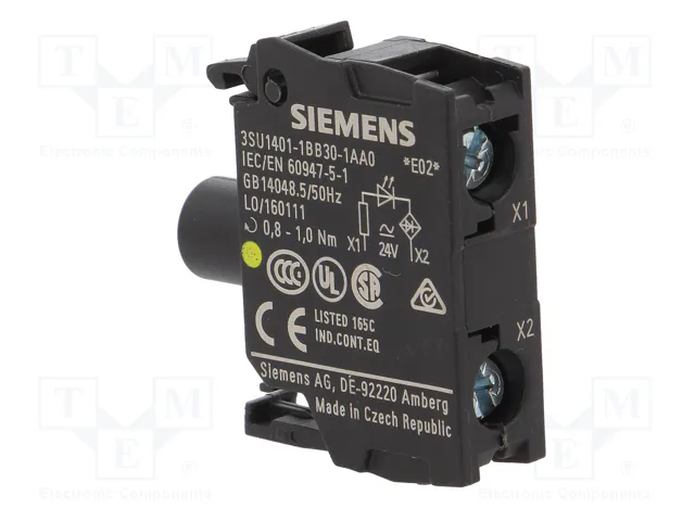 SIEMENS Elemento iluminador LED 22mm Amarillo SIEMENS Elemento iluminador LED 22mm Amarillo