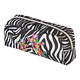 Herlitz Wild Neon Estuche suave Negro y Blanco