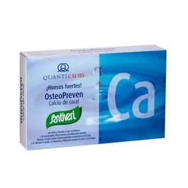 SANTIVERI Osteopreven Calcio Coral con Vitamina D - Complemento Alimenticio para los Huesos - 40 Cápsulas