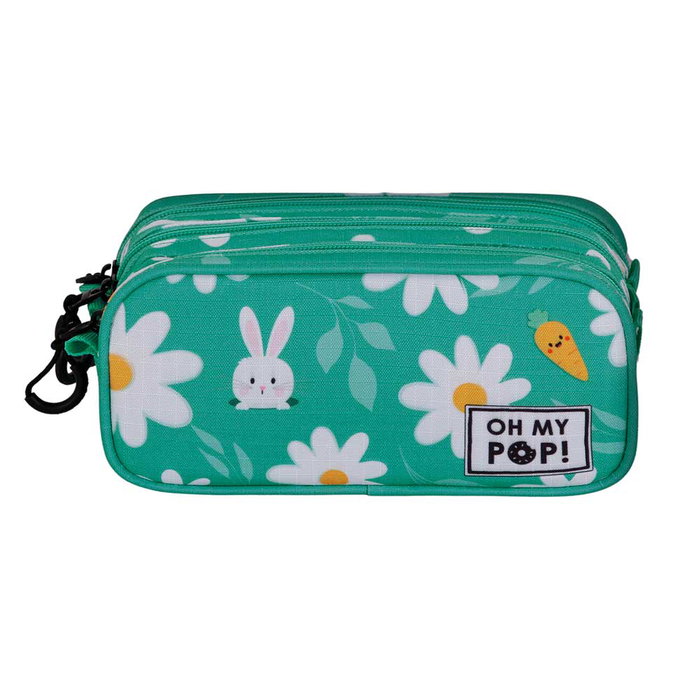 Oh My Pop Estuche Portatodo Trick FAN 2.2 Blooming Turquesa Oh My Pop Estuche Portatodo Trick FAN 2.2 Blooming Turquesa