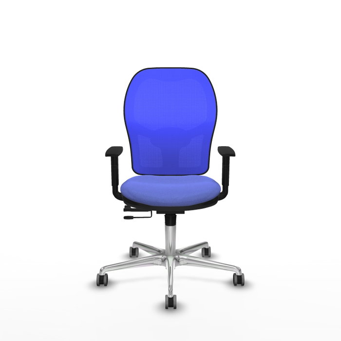 PIQUERAS Y CRESPO Silla de oficina Jorquera Azul con mecanismo Sincro/Traslack PIQUERAS Y CRESPO Silla de oficina Jorquera Azul con mecanismo Sincro/Traslack