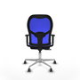PIQUERAS Y CRESPO Silla de oficina Jorquera Azul con mecanismo Sincro/Traslack