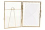 DKD Home Decor Marco Foto 10x15 Dorado Metal Cristal 18x13 cm (4 Unidades)