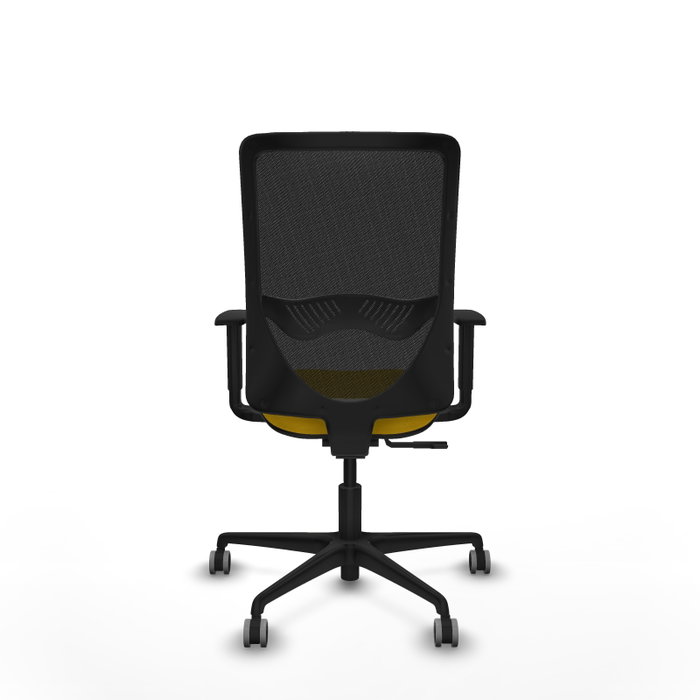 PIQUERAS Y CRESPO Silla de oficina Zulema con mecanismo Sincro, Amarillo y Negro PIQUERAS Y CRESPO Silla de oficina Zulema con mecanismo Sincro, Amarillo y Negro