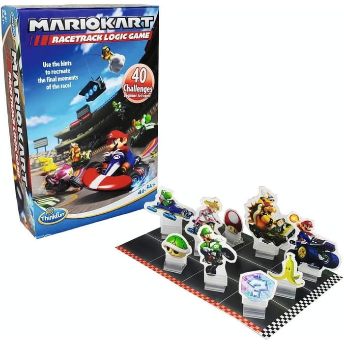 Ravensburger Juego de Lógica Mario Kart Logic Game - Juego de Mesa de Desafíos Mentales con Progresión de Dificultad y Temática de Carreras Ravensburger Juego de Lógica Mario Kart Logic Game - Juego de Mesa de Desafíos Mentales con Progresión de Dificultad y Temática de Carreras