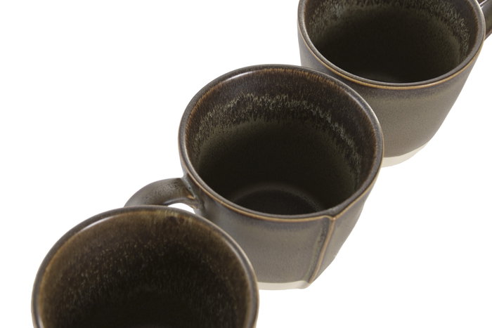 DKD Home Decor Mug Verde 160ml Set 6 Piezas Urban Liangfeng 26