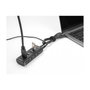 DeLOCK Concentrador USB 4 Puertos Type-C 10 Gbps Negro