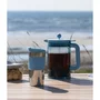 BODUM Cafetera Francesa o Prensa Francesa de Café BOD0699965637231, 1.5 Litros (12 Tazas), Tapa Incluida, Color Azul