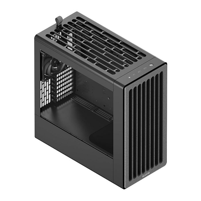 HAVN BF 360 Flow Caja de PC Midi-Tower E-ATX Vidrio Templado Negro HAVN BF 360 Flow Caja de PC Midi-Tower E-ATX Vidrio Templado Negro