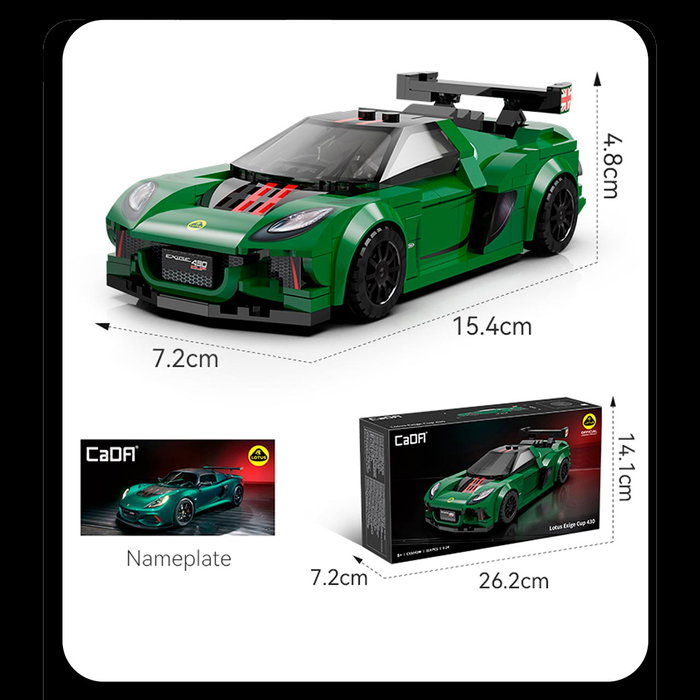 CADA Lotus Exige Cup 430 Escala 1:24 (319 piezas) C55043W