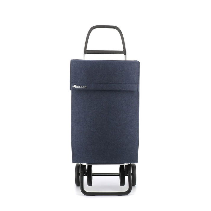 Rolser Carro de la compra Jean Tweed 4 Marino, 43 L, 4 Ruedas, Aluminio, Plegable, Capacidad 25 kg