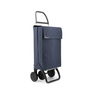 Rolser Carro de la compra Jean Tweed 4 Marino, 43 L, 4 Ruedas, Aluminio, Plegable, Capacidad 25 kg