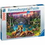 Ravensburger Puzzle Tigres en la laguna 3000 piezas